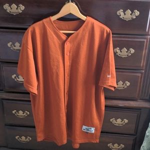 Athletic button down mesh shirt Size Medium